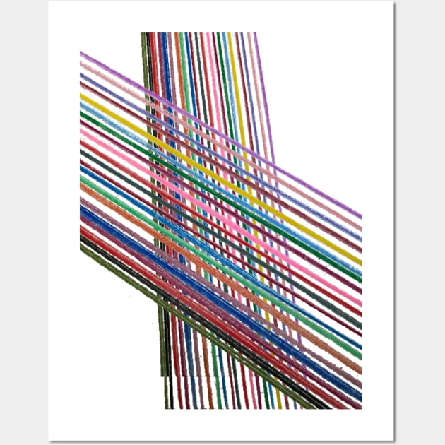 Lines of Color Wall Art by Amanda1775